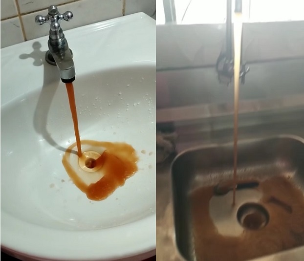 Moradores do Jd Amália em PG reclamam de água suja da Sanepar