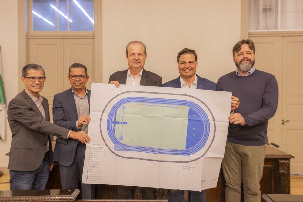 Pista de atletismo da UEPG terá dimensões para competições internacionais