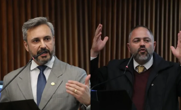 Deputados Fabio Oliveira e Artagão Júnior brigam durante entrega de viaturas e caso vai ao Conselho de Ética