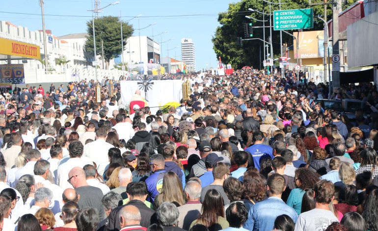 Procissão de Corpus Christi ocorre nesta quinta (19) em Ponta Grossa