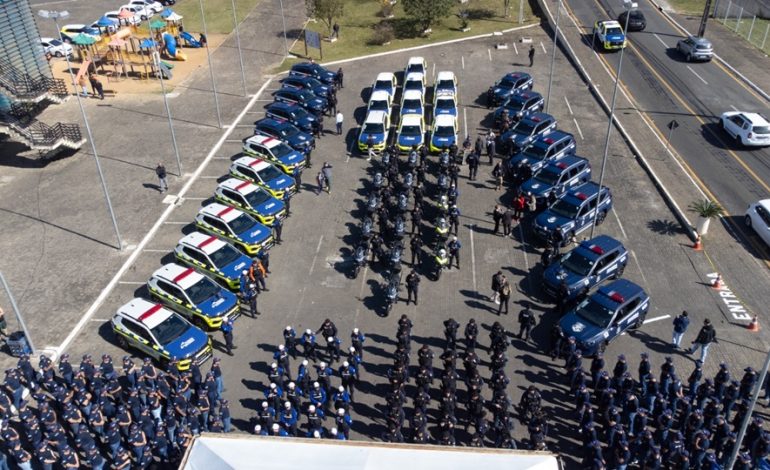 Guarda Municipal de Ponta Grossa recebe novas viaturas